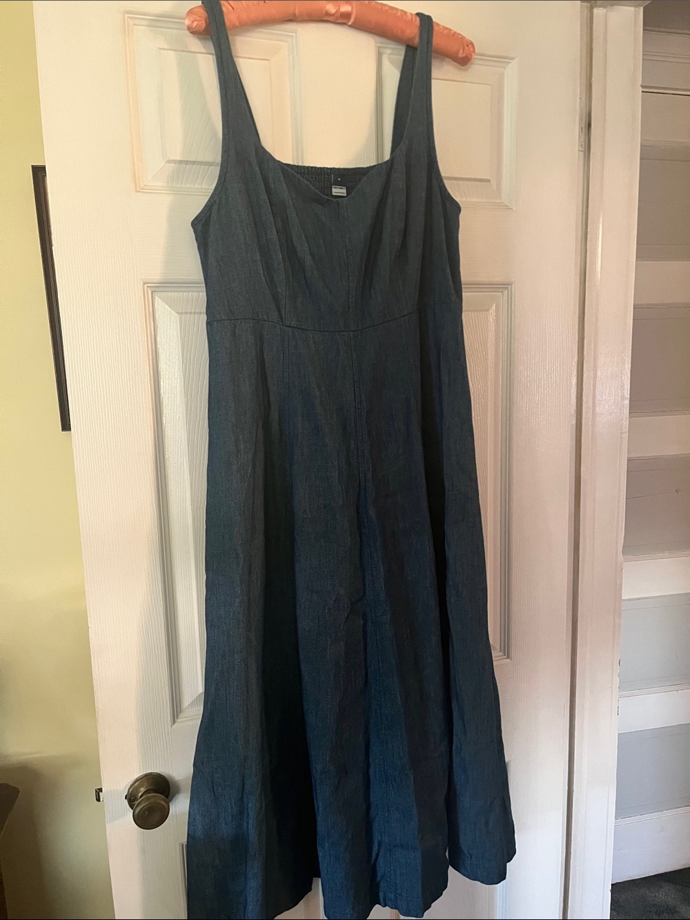 Old Navy Navy Blue Sleeveless Maxi Dress
